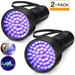 52 UV LED Scorpion Detector Hunter Finder Ultra Violet Blacklight Flashlight - 2 Pack