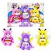 Care Bears 9 Bean Plush - Spring Theme 3-Pack - Soft Huggable Material!