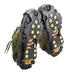 Wuffmeow Crampons Ice Traction Cleats Large - Lightweight Traction Cleats for Walking on Snow & Ice - Anti Slip Shoe Grips Quickly & Easily Over Footwear - Portable Ice Grippers for Shoes & Boots