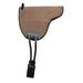 Horse Neoprene Anti-Slip Suede Leather Bareback Saddle Pad Brown 39LW01LB