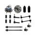 Front and Rear Wheel Hub Ball Joint Sway Bar Link Kit - Compatible with 2000 - 2013 Chevy Impala 2001 2002 2003 2004 2005 2006 2007 2008 2009 2010 2011 2012