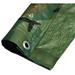 10 X 10 Jungle Green Camouflage Poly Tarp 8 Mil (Finished Size 9 .6 X 9 .6)