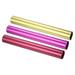 Uxcell Relay Track Batons Aluminum Alloy Tube Athletics Stick Gold Pink Red 3 Pack