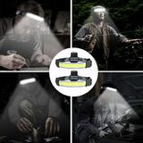 Zhaomeidaxi Headlamp 3 Lighting Modes Super Bright Led Headlamp with Batteries Included Adjustable Strap 3 Modes IPX5 Waterproof Best Headlights for Adults Camping Hiking Exploration Outdoor
