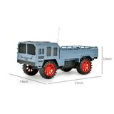 RC Two-way Pickup Semi Truck And Trailer Electric Hauler Remote Control Kids Big Rig Toy Carrier Van Transport Vehicle Ready To Run Semi-truck Cargo Car Great Gift For Children Boys Girls Red