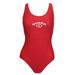 Adoretex Women s Guard Xtra Life Lycra Fit Back One-Piece Swimsuit with Soft Cups in Red Size 42