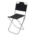 yuehao folding chair camping chairs portable folding camping director fishing outdoor bbq beach seat outdoor multifunctional folding black