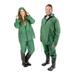 Stansport 3-Piece Deluxe Vinyl Rainsuit - Green - Unisex - Small