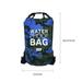 ROBOT-GXG Portable Swimming Waterproof Bag Dry Sack Storage Pouch for Boating - Blue Camouflage - 15L - Two Shoulders