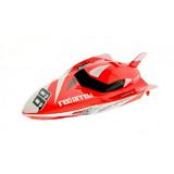 CIS-Associates 3312M-R Micro 2.4 GHz Deep V Speed Boat with Decals Red