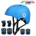 XJD Kids Bike Helmet Toddler Helmet for Kids Multi-Sport Protective Gear Set for 3-5-8 Years Boys Girls Child Cycling Helmet with Knee Pads Elbow Pads Wrist Guards