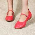 Women Shoes Women s Shoes Solid Color Asakuchi Latin Dance Shoes Soft Sole Dance Shoes Red 8