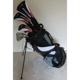 Tall Mens Golf Club Set - Complete Custom Fit Clubs +1 Length Driver Wood Hybrid Irons Putter Stand Bag
