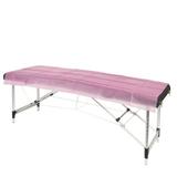25 Pack Disposable Massage Table Sheets Spa Bed Cover for Tattoo Chair Beauty Salon Chiropractor (31 x 78 In Pink)