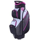 Ram Golf Club Lightweight Ladies Cart Bag with 14 Way Dividers Grey Pink
