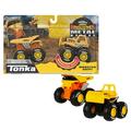 Tonka Monster Metal Movers Combo Pack - Construction Zone (Dump Truck & Front Loader) - 3 Tall Super Grip Tires Monster Trucks Durable Toy Construction Vehicles Great Gift Kids Ages 3+