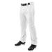 Champro Sports Triple Crown Open Bottom Baseball Pants with Pinstripes Adult Medium White with Black Pinstripes