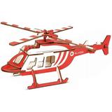 Maydear 3D Wooden Puzzles for Kids Teens and Adults-DIY Model Craft Kit- Transport Helicopter