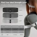 3pcs Workout Bands 3 Resistance Levels Soft Non-slip Loop Exercise Bands For Gym Sports Yoga