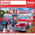 MasterPieces 1000 Piece Jigsaw Puzzle - Coca-Cola Diner - 19.25 x26.75
