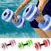 Limei Water Dumbbells Water Aerobics for Pool Fitness Exercise Lightweight Resistance Aquatic Dumbbell Pool Barbells for Swimming 1 Pack Pink