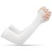 Andoer 1 Pair Cooling Arm Sleeves Protective Absorbent Arm Cover for Outdoor Cycling Driving Running