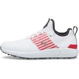 NEW Mens Puma LE Ignite Articulate Love H8 Golf Shoes White/Ski Patrol Sz 11 M