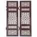 NUOLUX Screen Dollhouse Mini Divider Room Chinese Door Antique Folding Wooden Panel Partition Traditional Craft Accessories