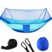 Portable Easy Assembly Parachute Fabric Portable Nylon Camping Hammock with Mosquito/Bug Net Sun Shade Cloth For Backpacking Camping Travel Hammocks