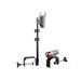 Attwood 14194-7 Gray C-Clamp Mount Portable LED Navigation Light Kit With Telescoping Pole