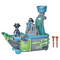 PJ Masks Sky Pirate Battleship Preschool Playset with 2 Action Figures