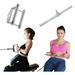 Double D Handle (V-Handle) and Rotating Straight Bar | Triceps Press Down Cable Attachment Lat Pulldown Attachment Weight Machine Accessories Home Gym Exercise Equipment