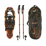 Expedition Outdoors Explorer Plus Snowshoes Kit Winter walker Lightweight Aluminum Snowshoes Size 19 with Trekking Poles and Carry Bag for Adult Men and Women.