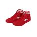 Lacyhop Unisex-child Sports Lightweight Round Toe Fighting Sneakers Kids Training Breathable Rubber Sole Combat Sneaker Comfort Ankle Strap Boxing Shoes Red-1 4Y