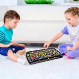 Kayannuo Toys Details Rainbow Children s Ball Matching Fun Game Parent-child Double Touchs Board Game