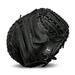 Franklin Sports Baseball Fielding Glove - Men s Adult and Youth Baseball Glove - CTZ5000 Black Cowhide Glove - 33.5 Half-Moon Web for Catchers