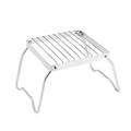 Campfire Stand | Camping Grill | Burner Stand-Stainless Steel Burner Bracket Portable Mini Burner Stand Foldable and Convenient for Camping and Party