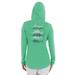 Guy Harvey Ladies Scribble Bills Performance Hoodie Large