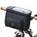 Naiyafly Clearance Insulated Handlebar Bag for Bike - Bicycle Basket Front Storage Bag Mini Shoulder Bag Handbag with Detachable Shoulder Strap