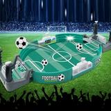 Table Football Board Game For Family Party Tabletop Soccer Toys Brain Game Christmas Birthday Gift For Kids (With 10 Football)