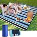 Picnic Blanket 3-Layer 80 In. x 80 In. Extra Large Foldable Waterproof camping blanket Sand proof Beach Blanket