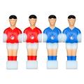 OUNONA 4PC Rod Foosball Soccer Table Football Men Player Replacement Parts Children s Table Games Plastic Accessories Dolls Human Dolls for 1.2M Table Football Machine Dolls (Red and Blue)