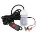 15W Underwater Fishing Attract Fish Finding System with 30ft Power Cord and Battery Clip