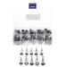 40Pcs Fishing Rod Repair Fishing Rod Guides Tips 1.8#-3.2#