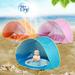 Yirtree Baby Beach Tent Pop Up Portable Shade Pool UV Protection Sun Shelter for Infant Lightweight Baby Toddlers Toys House Travel Beach Sun Shelter UV Protection Tent