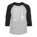 Shop4Ever Men s I May Be Old But I Got to See All The Cool Bands Raglan Baseball Shirt XXX-Large Heather Grey/Black