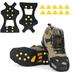Ice Grips Ice & Snow Grips Cleat Over Shoe/Boot Traction Cleat Rubber Spikes Anti Slip 10 Steel Studs Crampons Slip-on Stretch Footwear