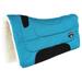 Pony 23 x24 Western Contoured Faux Fur Padded Saddle Pad Teal 39143TLP