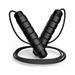 Jump Rope Tangle-Free Rapid Speed Jumping Rope Cable with Ball Bearings for Women Men and Kids Adjustable Steel Jump Rope Workout with Foam Handles for Fitness Home Exercise & Slim Body