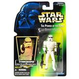 Star Wars The Power of the Force Green Holo Card Stormtrooper Action Figure 1997